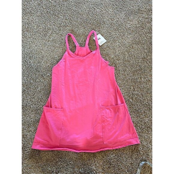 Women's XS Multicolor Sleeveless Mini Dress w/ Built-in Shorts - Picture 3 of 11